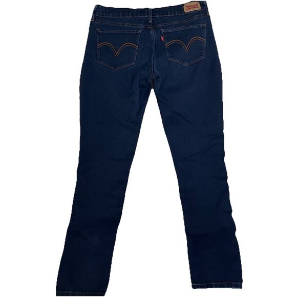 Levi's 524 Super low Jeans Dark Blue Slim Skinny size 9 Women’s - Picture 3 of 6